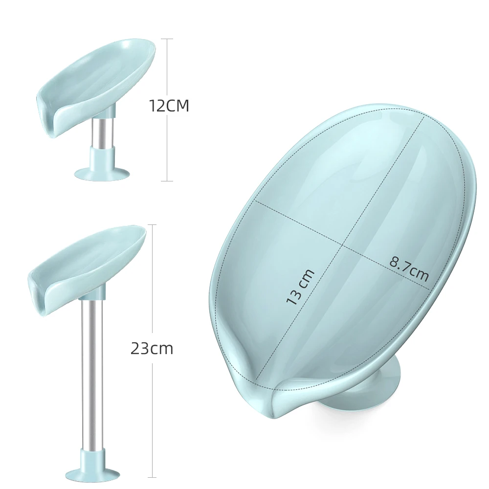 Коробка для мыла в форме листа дренаж держатель ванной комнаты тарелка хранения