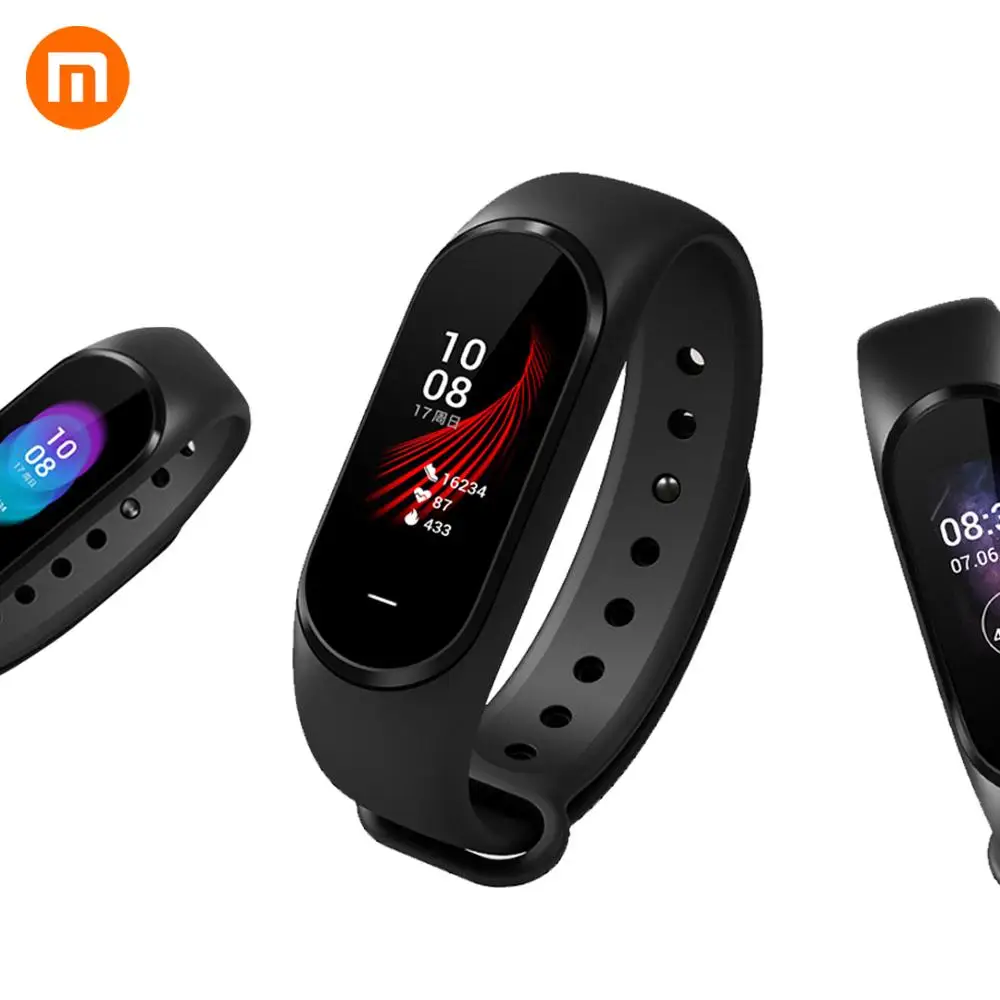 Английская версия Xiaomi Hey Plus Smartband 0 95 дюймов AMOLED цветной экран встроенный