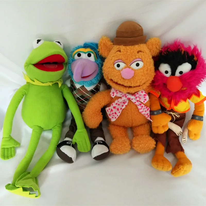 30 40 см большие милые куклы mouppets Kermit лягушка игрушки барабанщик шведский шеф