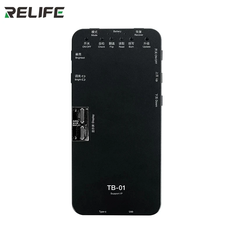 

RELIFE TB-01 LCD OLED Screen Display Tester 3D Touch LCD Programmer True Tone Repair Digitizer Tester For iPhone 6S - 12 Pro Max