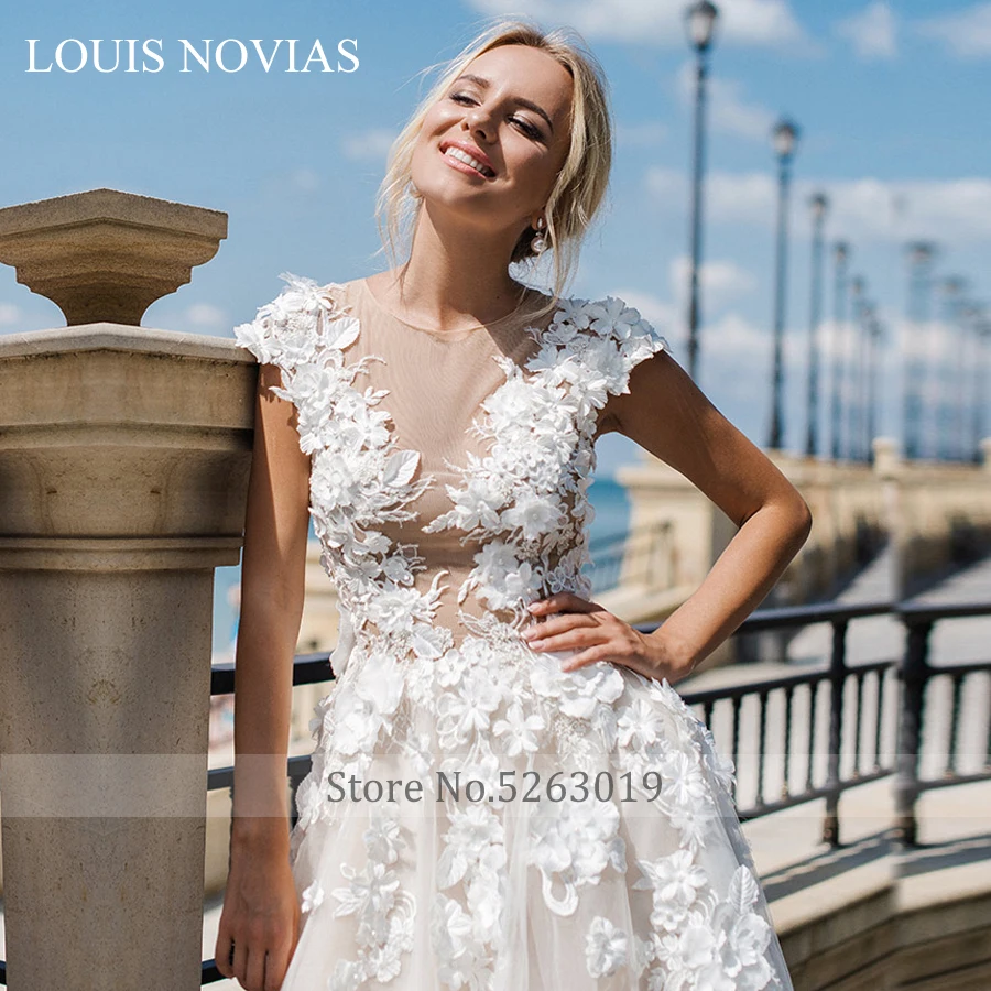 Бальное платье Louis Novias свадебное до пола свадебные платья легкое Аппликации