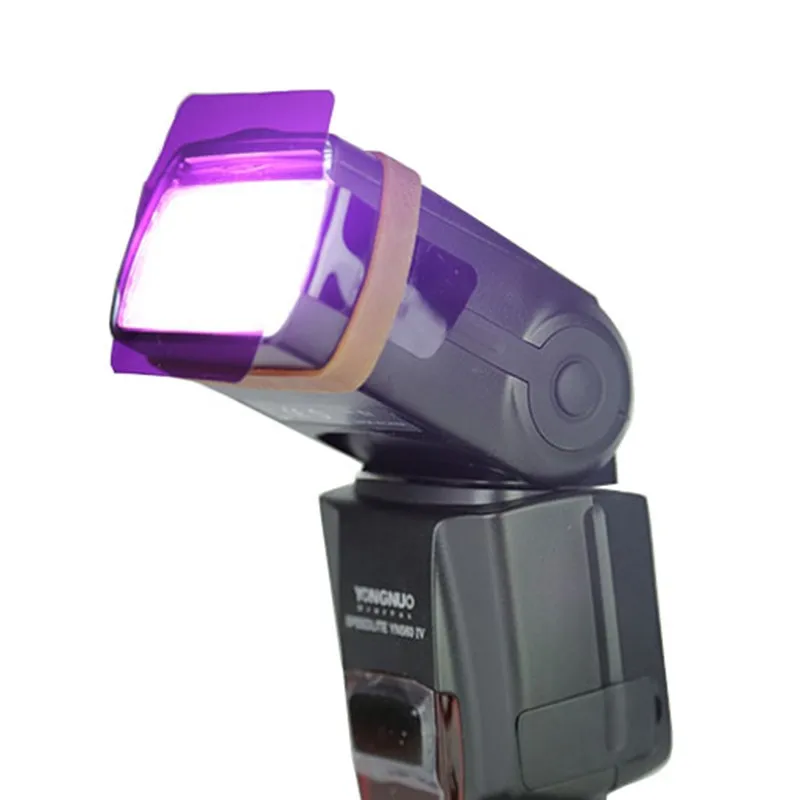 LS рассеиватель для вспышки Speedlite цветные гелевые фильтры Canon Nikon Yongnuo фильтр
