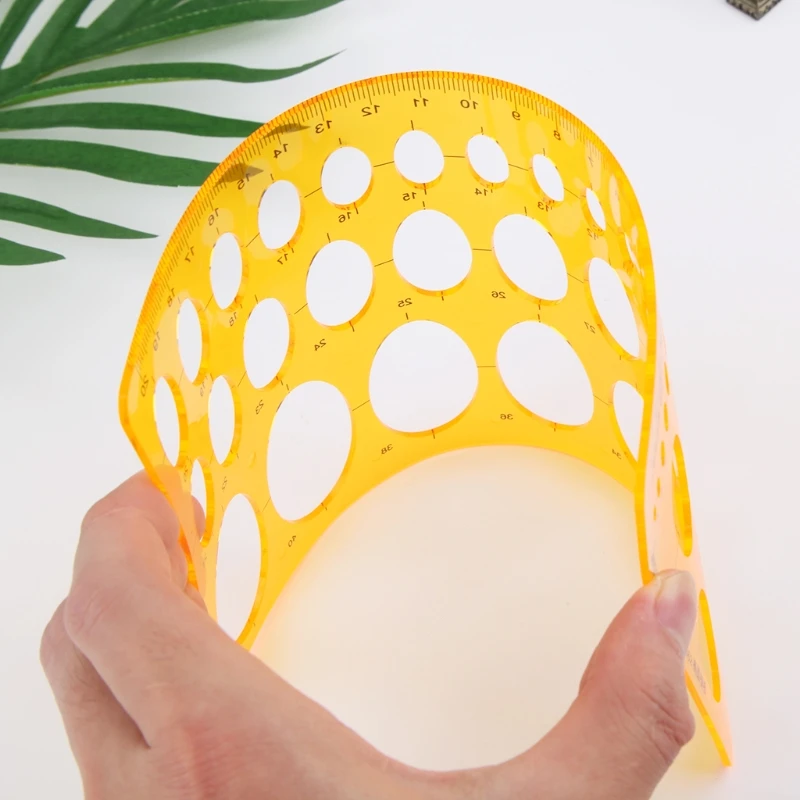 

Новинка 2021, Овальный геометрический шаблон Ellipse, студенческий математический измерительный инструмент, трафаретная линейка