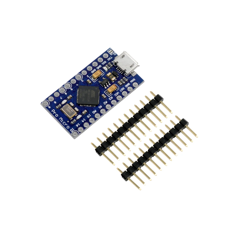 Сменный ATmega32U4 Pro Micro 5 в 16 МГц для Arduino Mini с 2 рядным контактным разъемом Leonardo Usb
