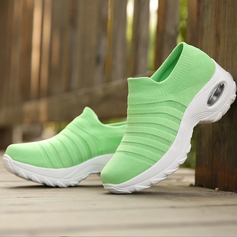 

Women's Platform Casual Shoes Breathable Comfortable Running Sneakers Plus Size 2021