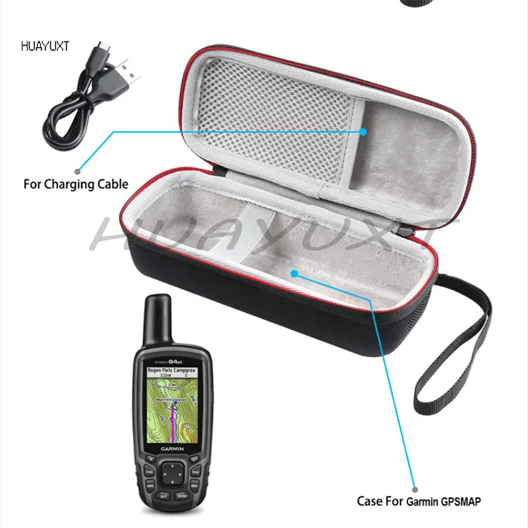 Новый портативный жесткий чехол EVA для Garmin GPSMap 60CSx 62 63 64 62st 63sc 63st 64st 66s 66st Inreach Explorer