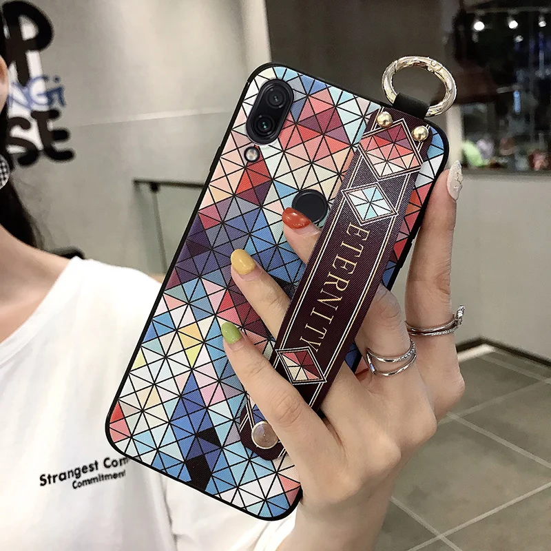 SoCouple ремешок чехол для телефона Redmi Note 8 Pro 5 5A 6 7Pro 4X K20 Pro Чехол для Xiaomi 8 9 CC9 A3 9 Lite чехол для телефона из ТПУ с принтом держатель чехол