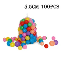 100pcs colorful soft water pool ocean ball kid toysoutdoor fun sports baby children toy amusement park props mixed color