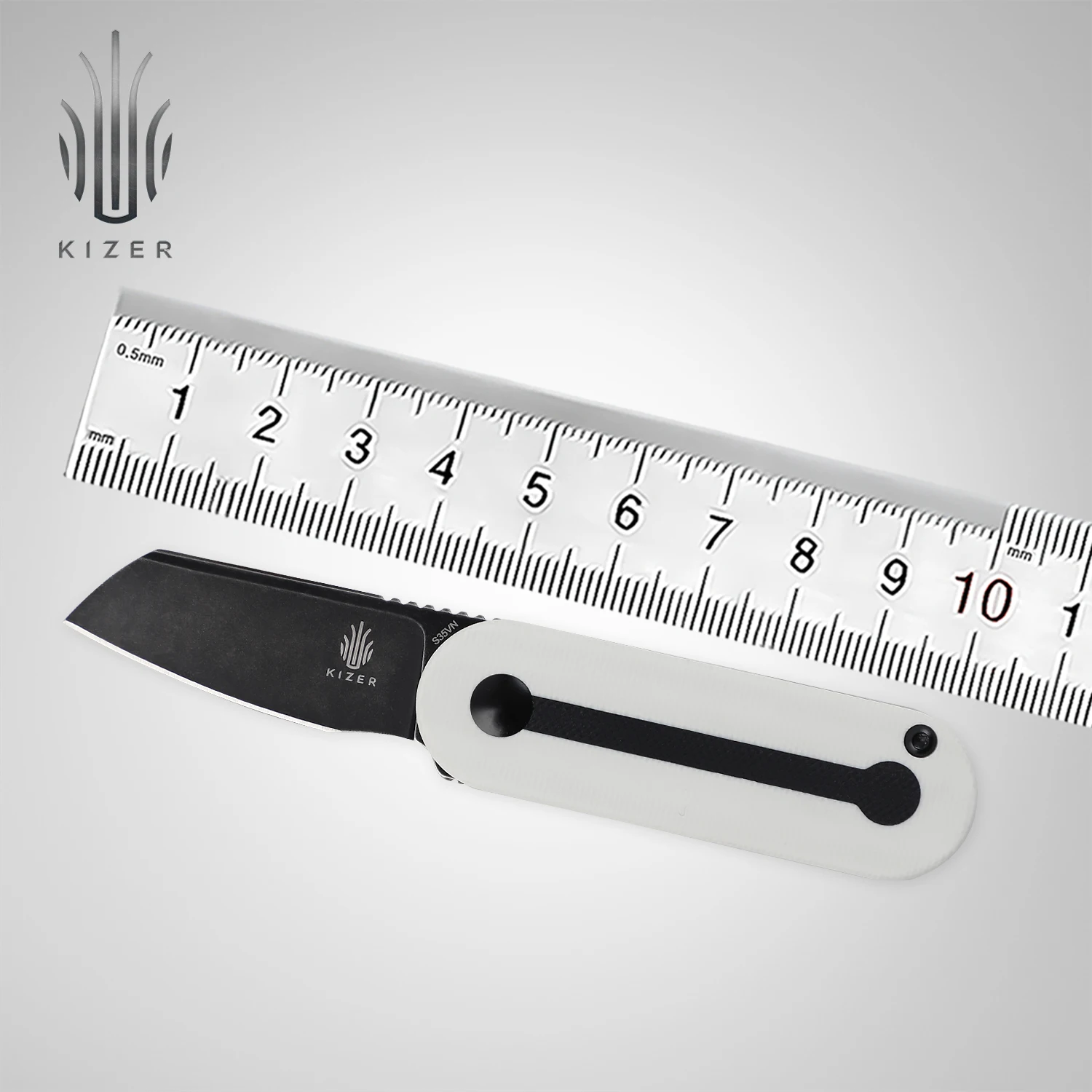 Kizer нож для повседневного использования Ki2583A1/A2 Mini Bay G10 Ручка Flipper 2021 новые ножи