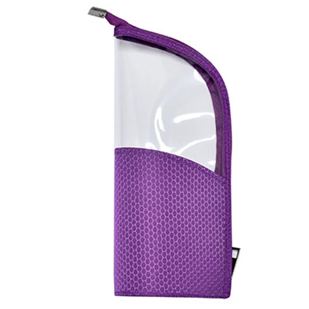 

Makeup Bag Pouch Stand-up Brush Holder Travel Organizer Transparent Portable Waterproof Cosmetic Bag MH88