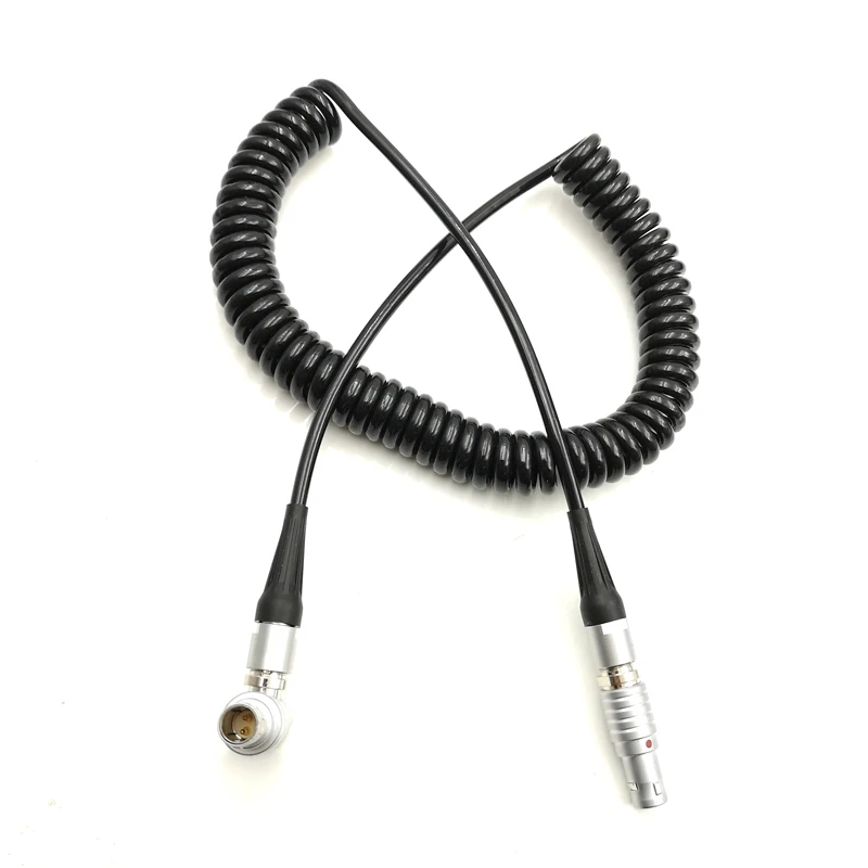 Прямоугольный 2 контактный адаптер питания спиральный кабель для камеры Teradek Bond /