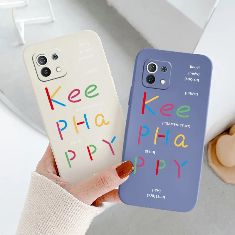 

Keep Happy Case For Xiaomi Mi 11 lite Ultra 11i 10T 9T Pro Lite 10 10S 9 8 lite Pro Poco F2 X2 F3 Pro Soft Phone Back Cover