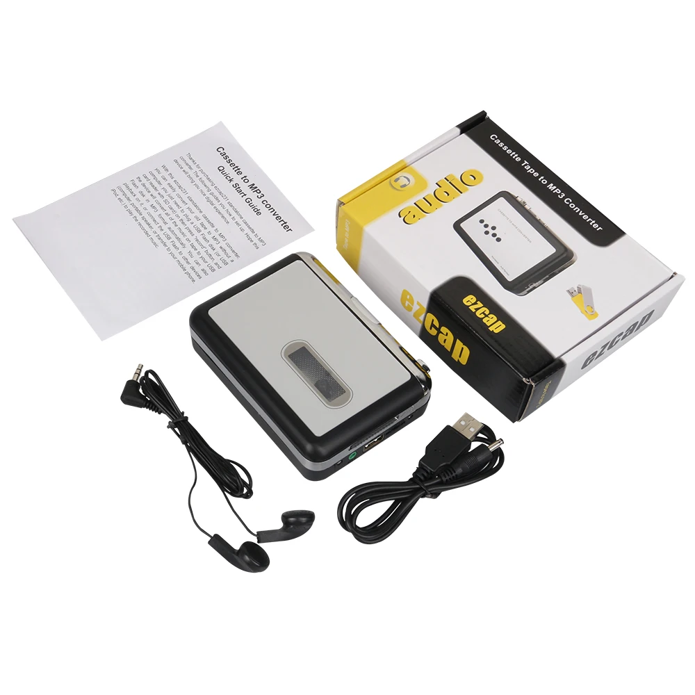 Кассетный проигрыватель преобразователь в MP3 WAV кассета USB флэш накопитель U диск