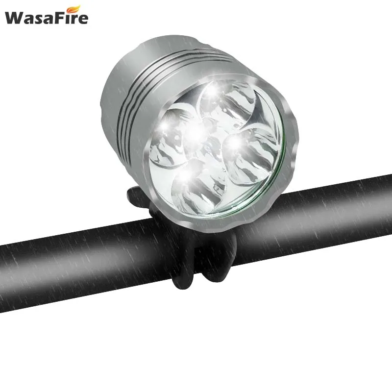 

5 * XML T6 светильник для велосипеда 9600 лм светильник фонарь Передний фонарь для горного велосипеда + 18650 мАч 8,4 Аккумуляторный блок + зарядное ус...