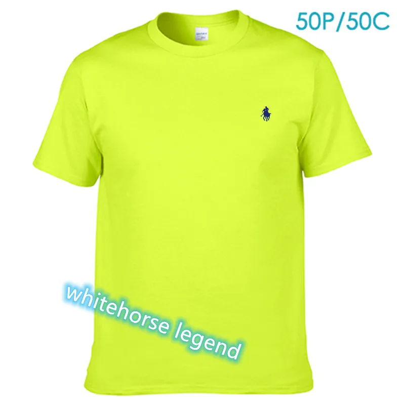 Solid Color Small Horse T-Shirt Ralp Polo Men Short Sleeve Men's Tops Tees Hombre Homme Masculine Pony T Shirts | Мужская одежда
