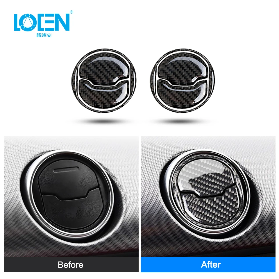 Декоративная наклейка для салона автомобиля Ford Mustang из углеродного волокна