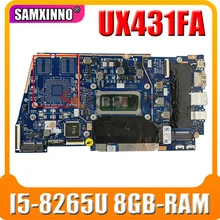 UX431FA/FN Laptop Motherboard For ASUS ZenBook-14 UX431FA UX431FN UX431F Original Mainboard 8GB-RAM I5-8265U GM