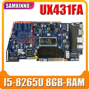 ux431fafn laptop motherboard for asus zenbook 14 ux431fa ux431fn ux431f original mainboard 8gb ram i5 8265u gm free global shipping