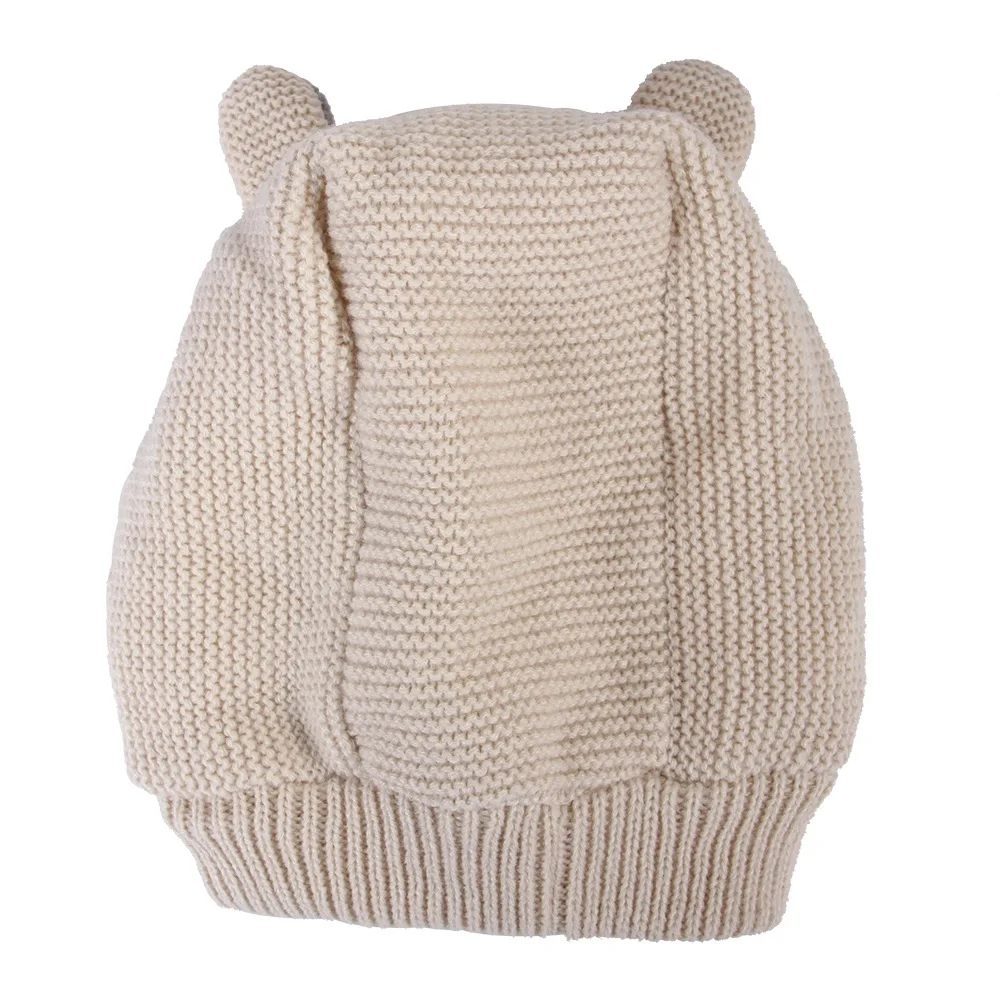 

Big Dog Cap Warm Knitted Large Pet Rabbit Earmuffs Hat Winter Fleece Windproof Headgear Caps For Labrador Pug Golden Retriever