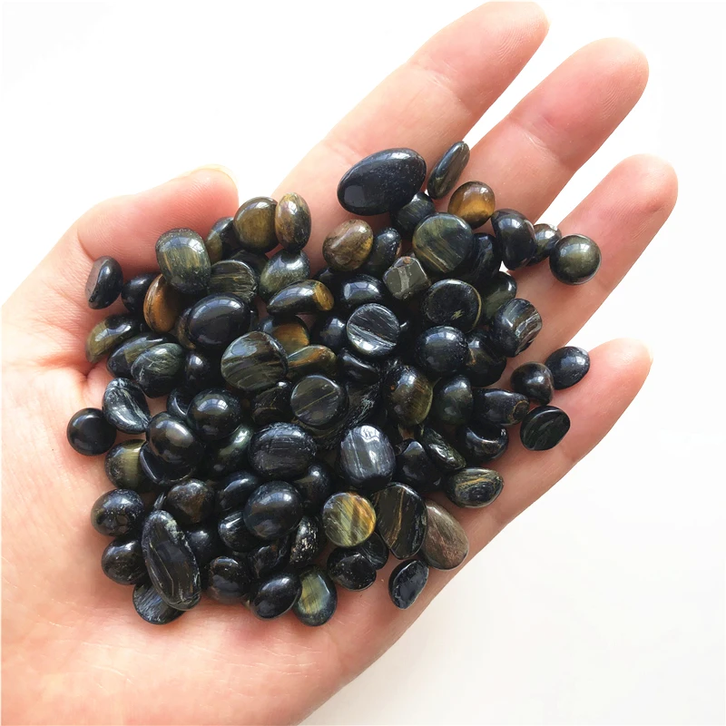 Прямая поставка 50 г натуральный черный тигровый глаз искусственное лечение
