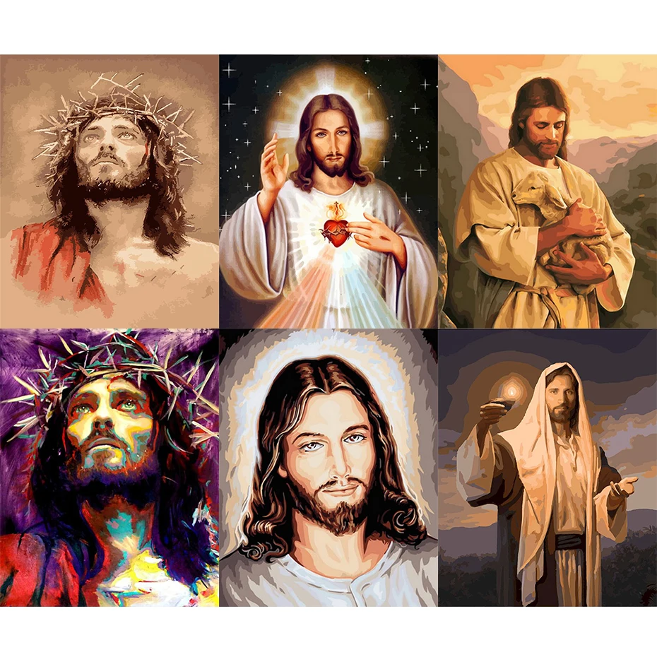 

Набор для рисования по номерам на холсте, с рисунком