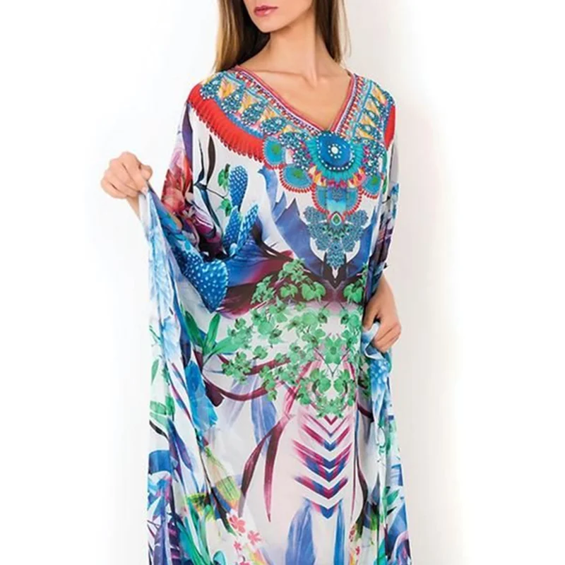 2021 шифоновая Пляжная накидка купальный костюм для женщин плавания парео Пляжное