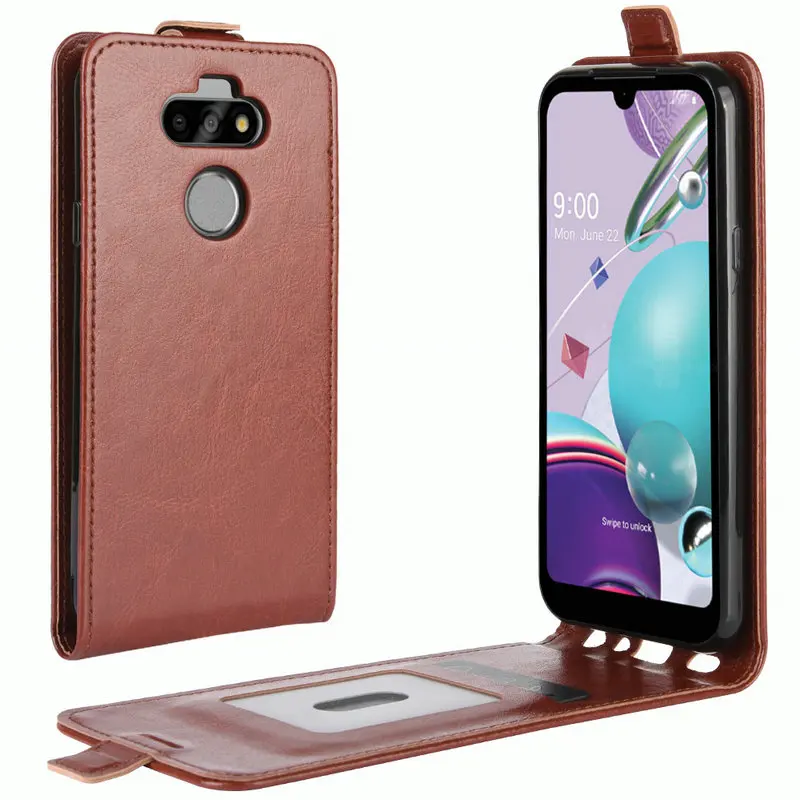 Кожаный чехол в стиле ретро для LG K31 LM K300QMA Aristo 5 K300TM Plus кошелек Флип кожаный s
