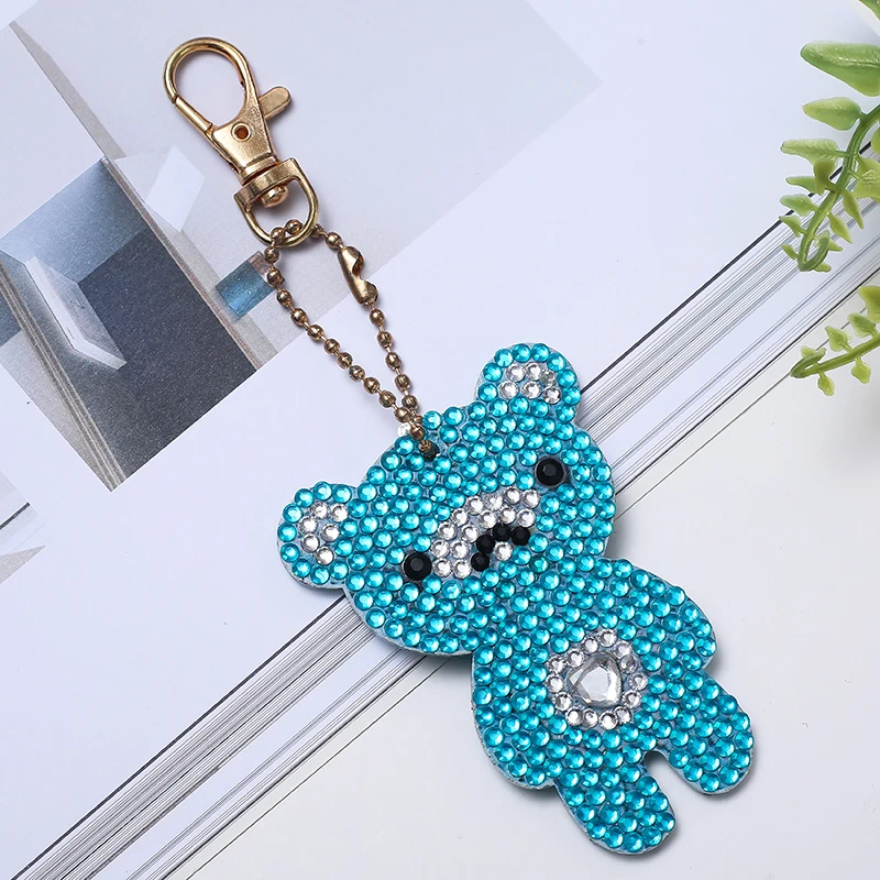 Лидер продаж 3/4/5 шт./набор набор брелоков с алмазной живописью алмазная подвеска