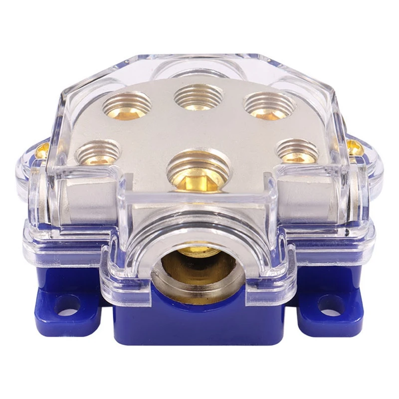 

Car Audio Amplifier Power Distribution Block 1 in 5 Out Way Power Ground Distributor Blocks Car Amplifier Audio Splitter