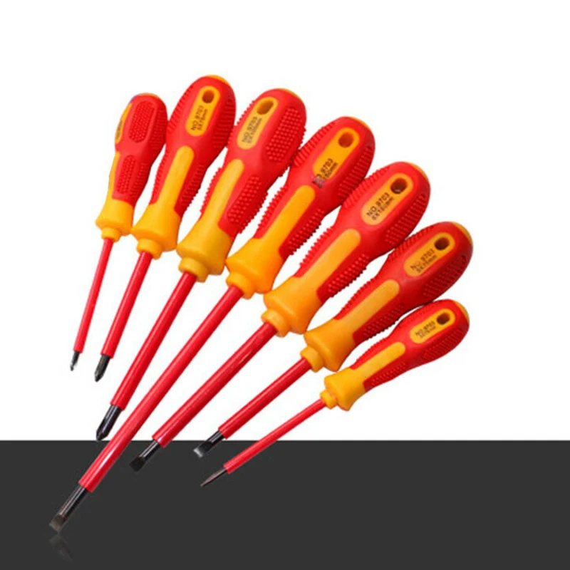 

Optional Size Electricians Screwdriver Flat/Cross Electrical Insulated 1000V New