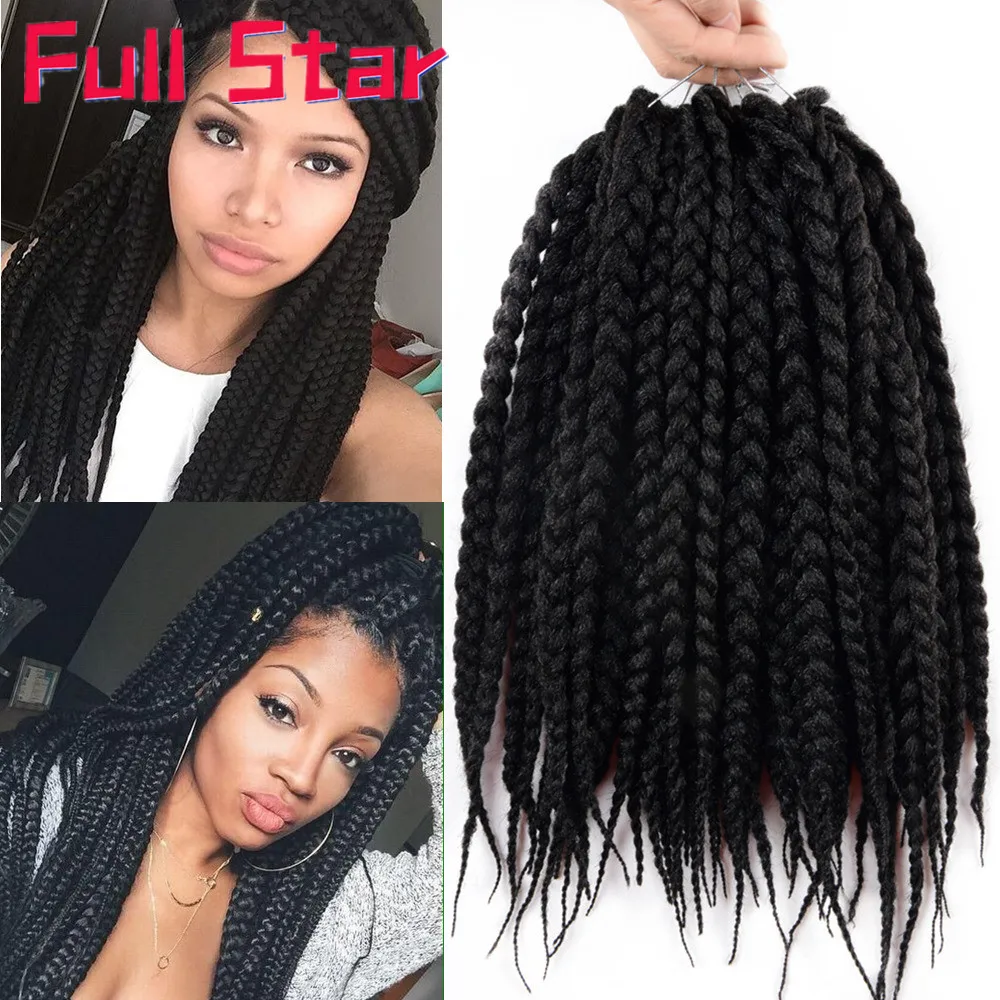 Полная звезда пре-витая бомба Весна Твист волосы 10 дюймов страсть скручивается