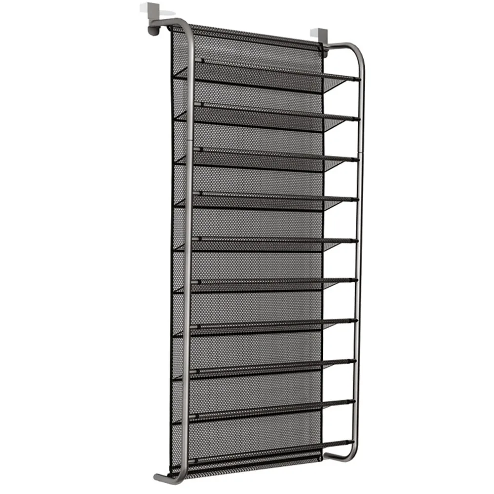 

Over Door Hanging Shoe Rack Shoes Organizer Wall Mounted Shoe Hanging Shelf Multi-layer Household AUG889