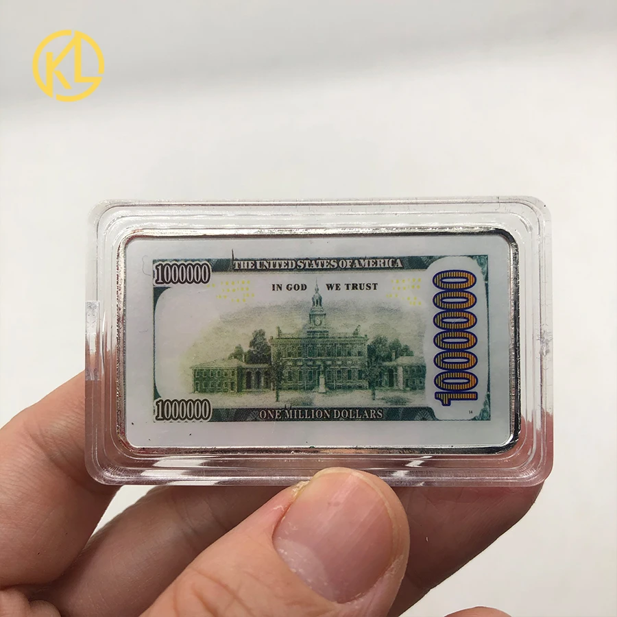 Популярный баскетбольный плеер KL звезда КБ памятные серебряные бары доллар США