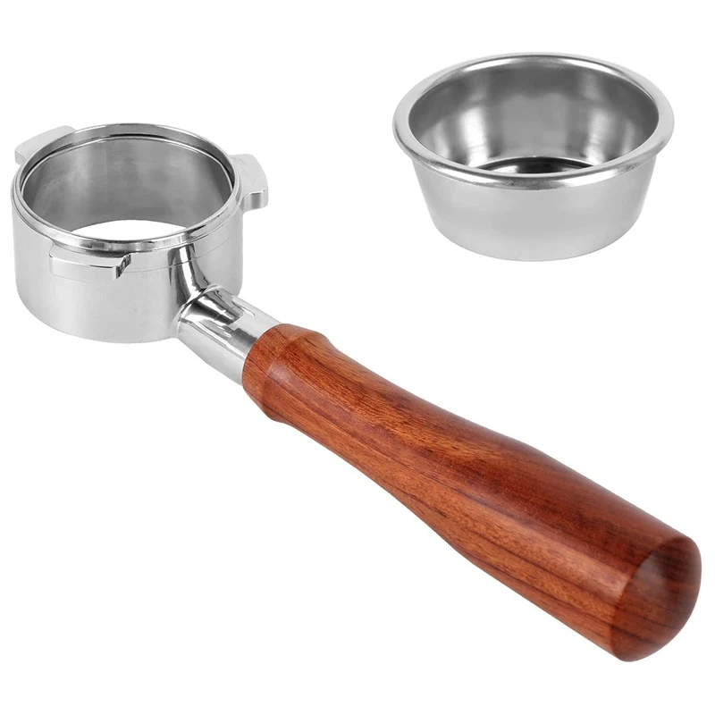 

Bottomless Portafilter 54Mm For Breville Barista Series And Espresso Machines, Portafilter With Filter Basket