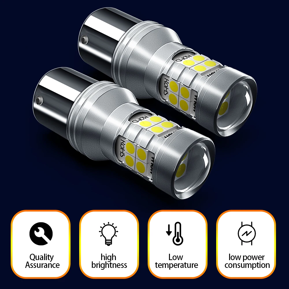 2x LED Reverse Light Canbus P21W BA15S For Volvo C30 C70 S40 S60 S80 V40 V60 V70 XC60 XC90 Alfa Romeo 147 156 166 159 Brera Mito |