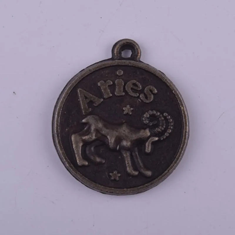 

Оптовая продажа, Овен, подвеска в стиле ретро, бронзовый тон, кожаная цепочка, стильное ожерелье, подвеска, ювелирные изделия из сплава, аксе...