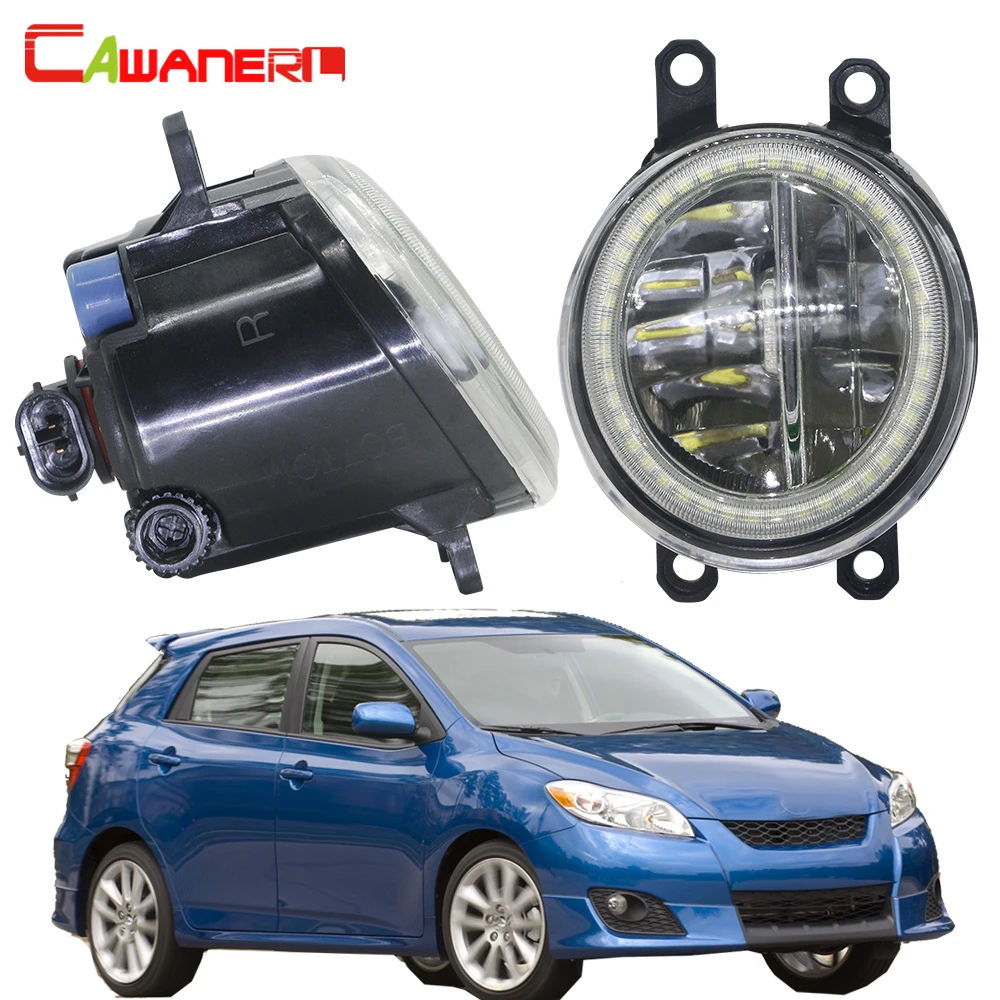 Cawanerl для Toyota Matrix 2008 2013 автомобиля H11 светодиодный лампы 4000LM туман светильник +
