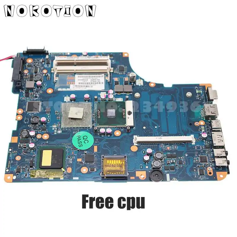 

NOKOTION K000086470 для TOSHIBA Satellite L500 L505 L555 17-дюймовый ноутбук материнская плата KSWAA LA-4982P PM45 DDR3 с графикой слот