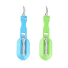 Многофункциональные домашние чистящие удобные весы для удаления рыбы с ножом, экологически чистые кухонные инструменты для приготовления пищи