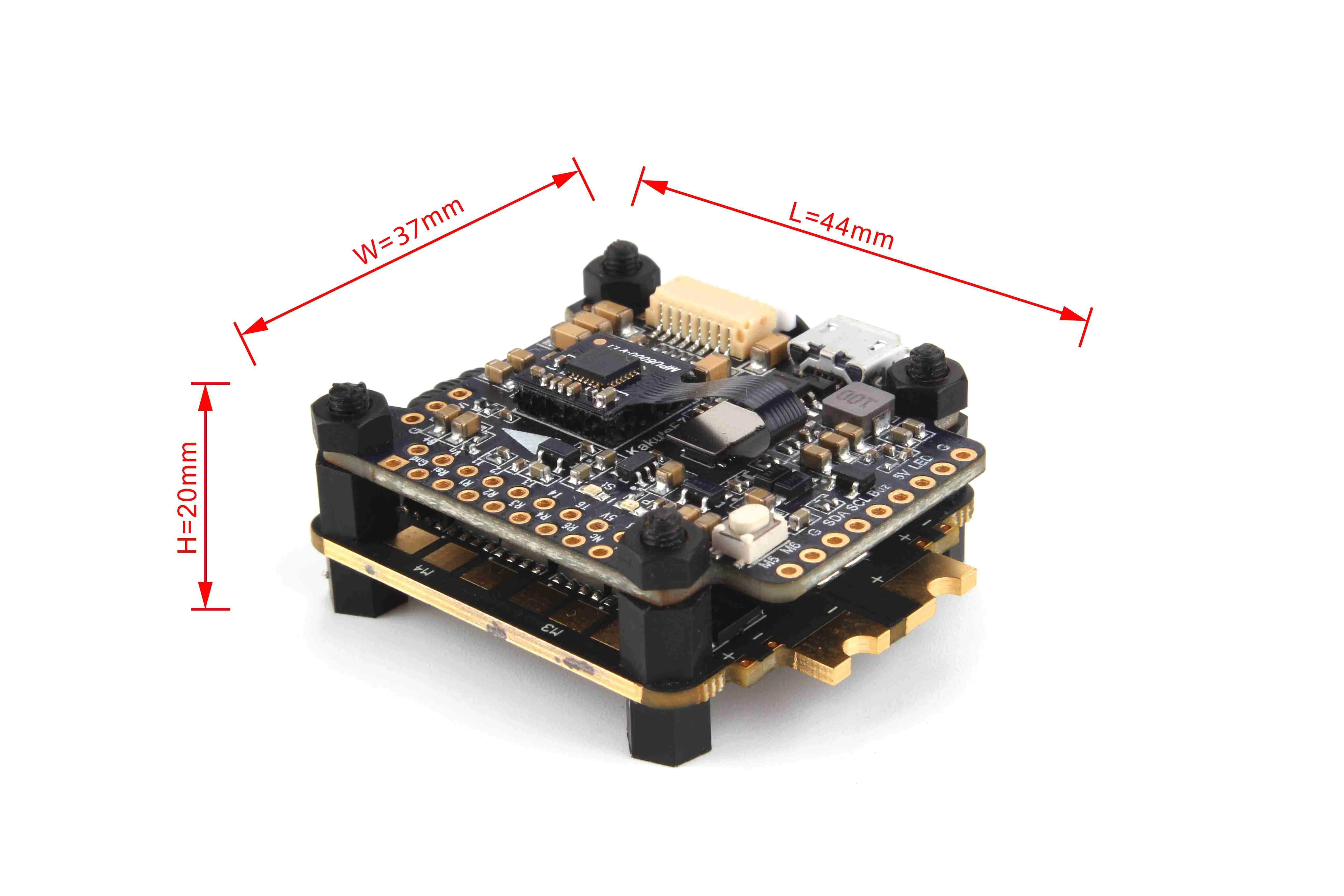 Holybro Kakute F7 V1.5 FC и Holybro Atlatl HV V2 5,8G/видеопередатчиком и Holybro Tekko32 4-в-1 35A ESC комбо для FPV RC