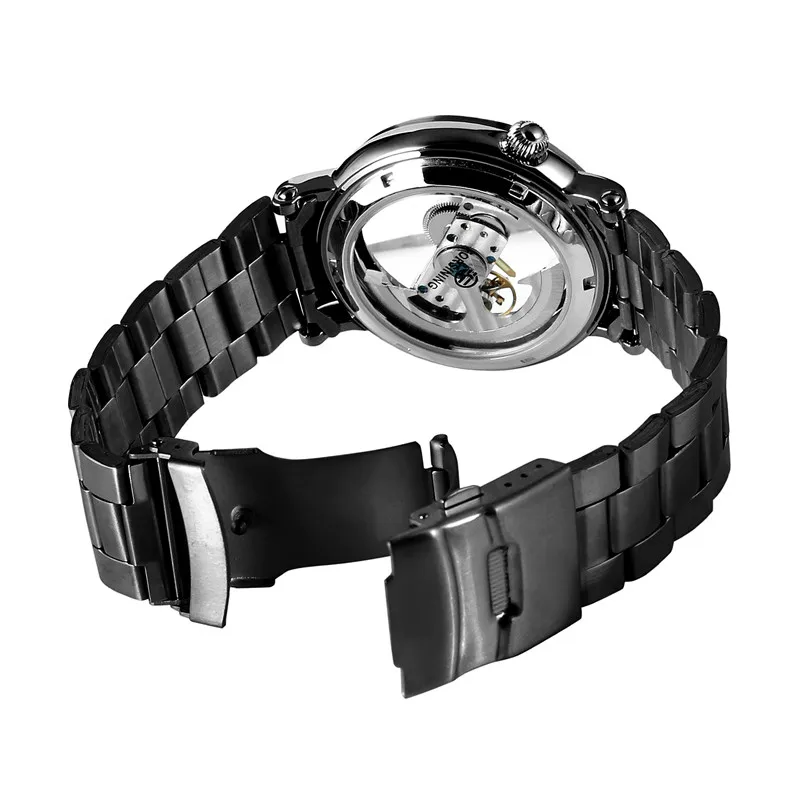 Автоматические механические мужские наручные часы FORSINING военные спортивные