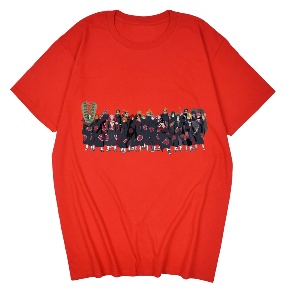 

Hand-Painted Printing Men's Couple Cotton T-shirt Anime Cartoon Character Shirt Novelty Fashion Round Neck Summer