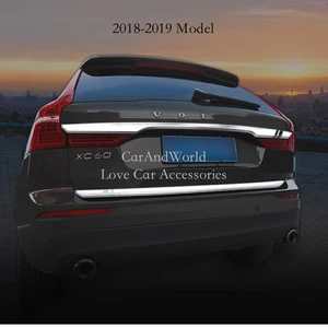 Декоративная накладка на заднюю отделка крышки багажника из нержавеющей стали для Volvo XC60 2009-2014-2021