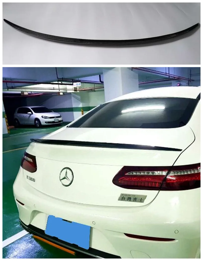 Высокое качество углеродного волокна задний багажник спойлер крыло подходит для