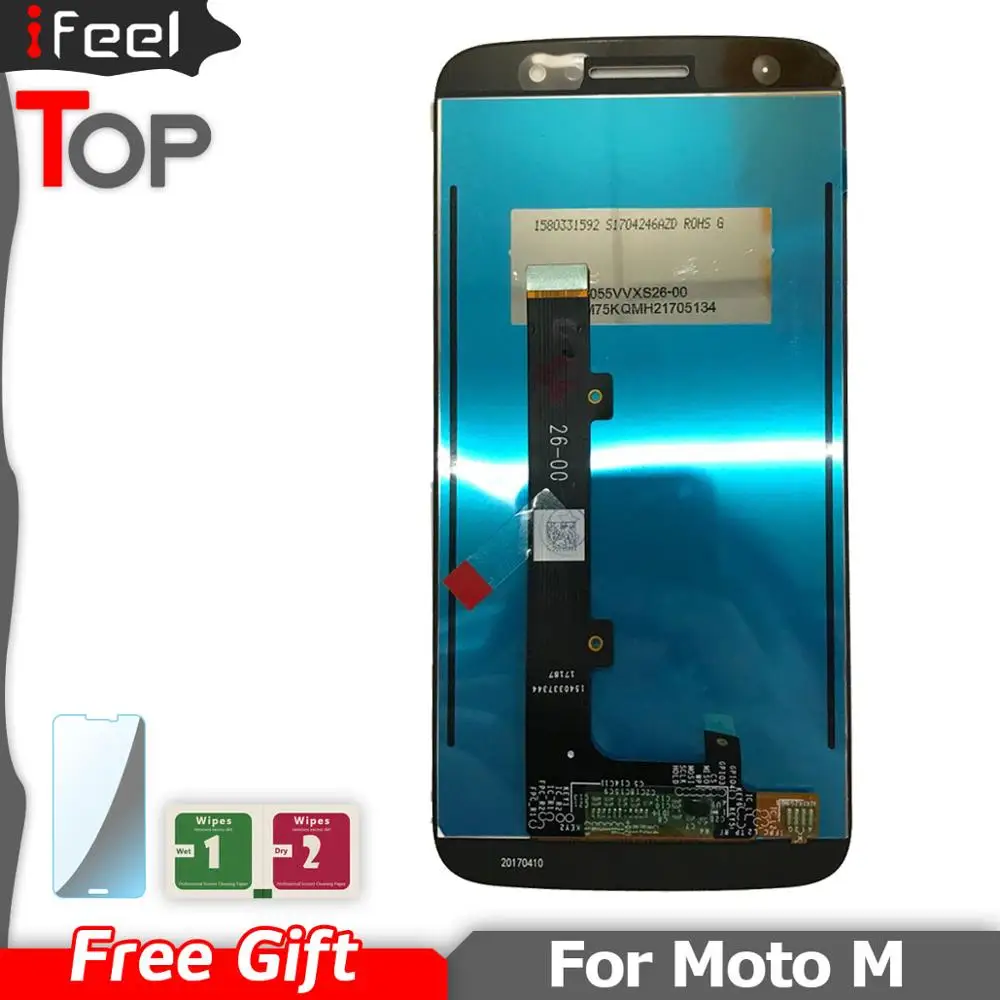 ЖК-дисплей для Motorola Moto M XT1662 XT1663 + сенсорный экран дигитайзер в сборе телефона MOTO