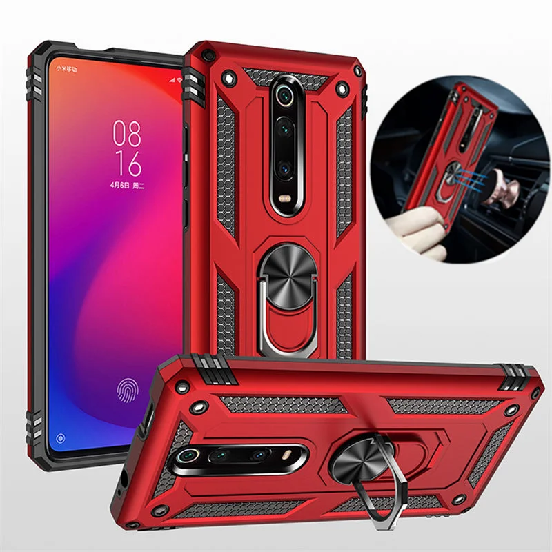 Роскошный бронированный магнитный металлический чехол для Xiaomi Redmi Note 9S 7 8 9 K30 K20 Pro