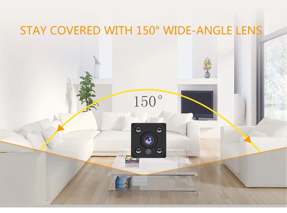 HD1080P мини ip-камера для домашней безопасности Wifi камера 30 м инфракрасное ночное видение Спортивная портативная умная беспроводная видеокамера 64 Гб SD карта