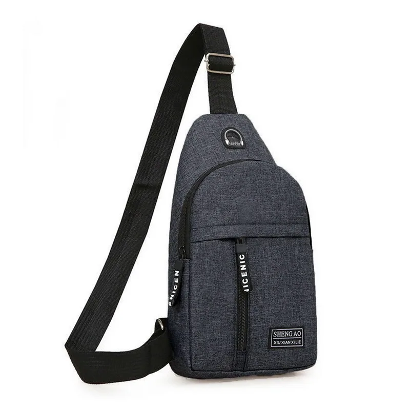 

Male Women Nylon Waist Packs Sling Bag Crossbody Outdoor Sport Shoulder Chest Daily Picnic Canvas Messenger Pack Bolsa