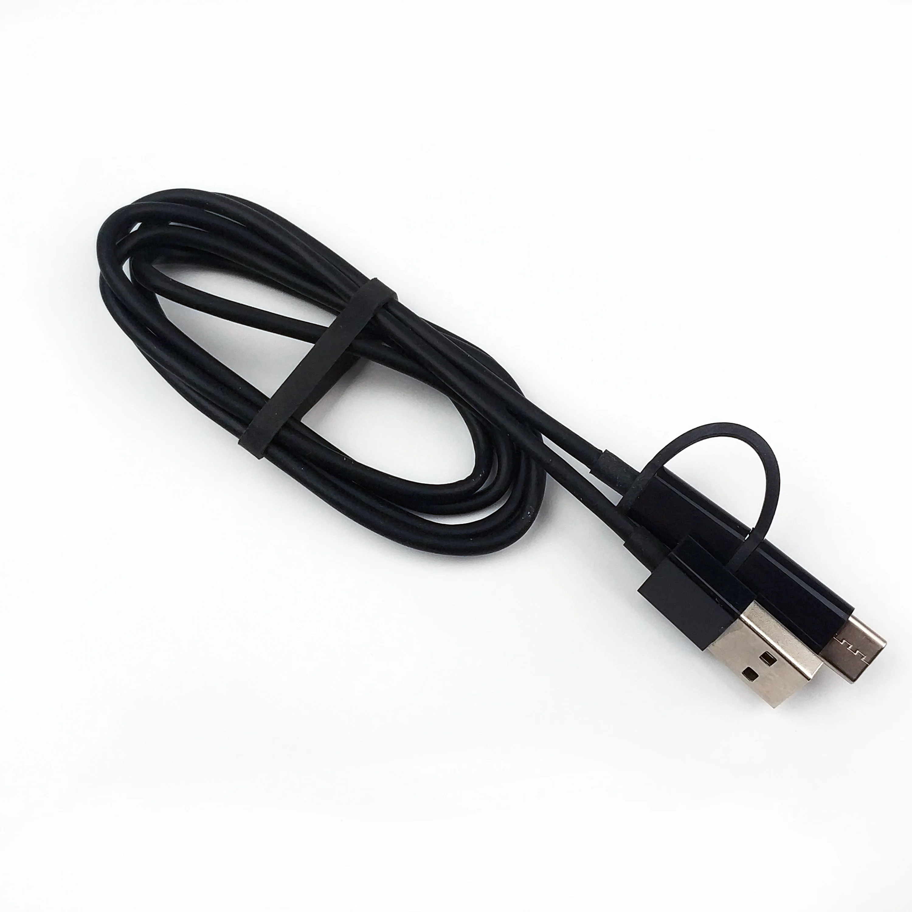 100cm black Xiao mi usb 2 в 1 зарядный кабель для mi 9 8 6 A3 A2 A1 F2 F1 mi x 3 2s Max 3 Мобильный телефон 30 см type-c mi cro usb кабель для быстрой зарядки - Цвет: 100cm black
