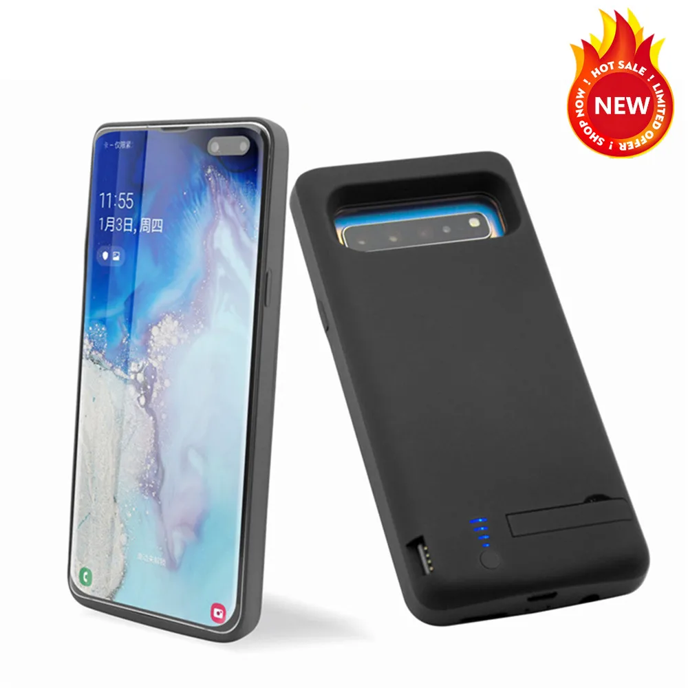 Противоударные Чехлы для зарядного устройства Samsung Galaxy S10 5G Powerbank чехол 6500 мАч